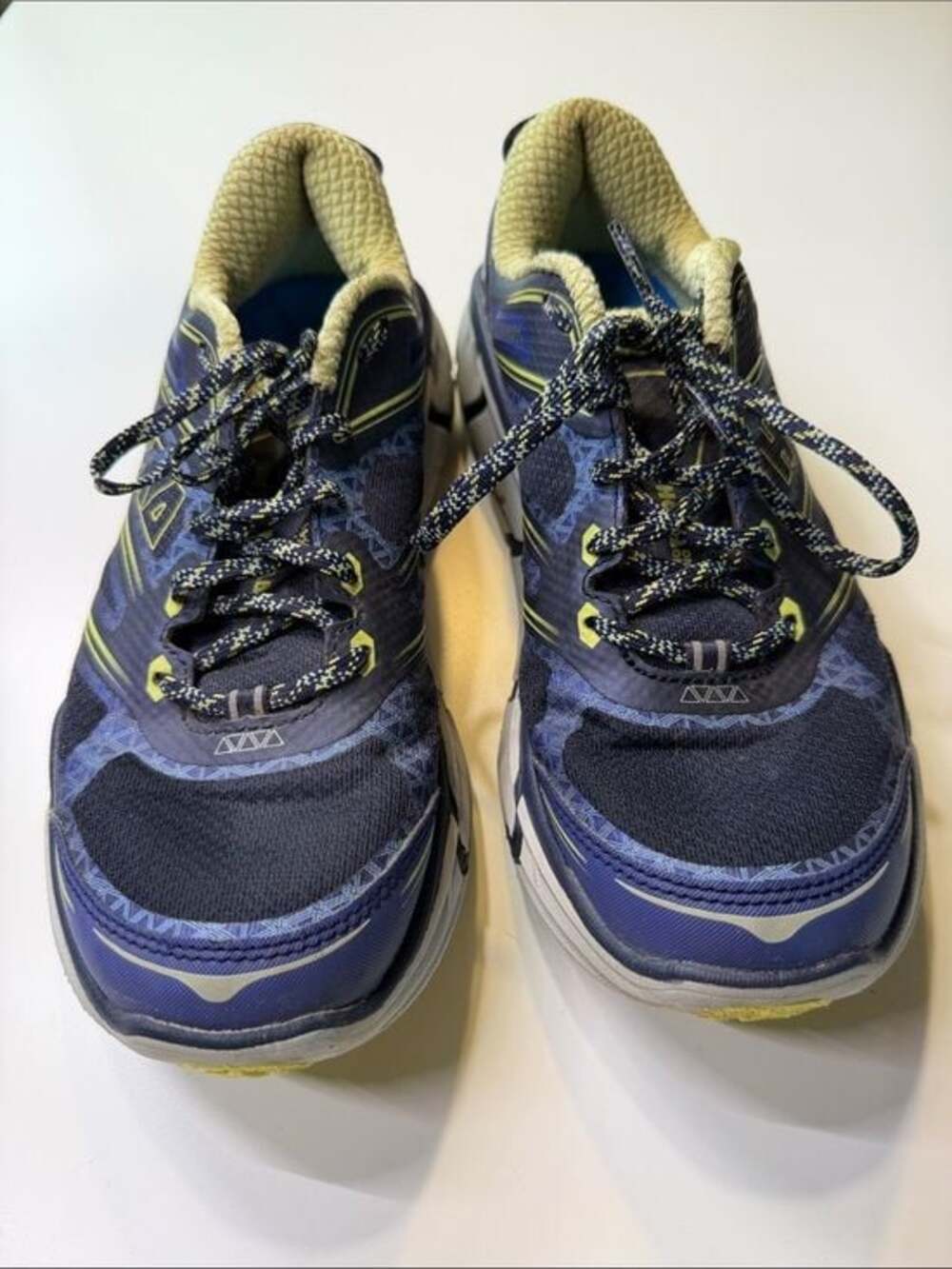 Hoka One One‎ Challenger ATR 2 Navy Blue Lime Green Trail Running Shoes 1009659